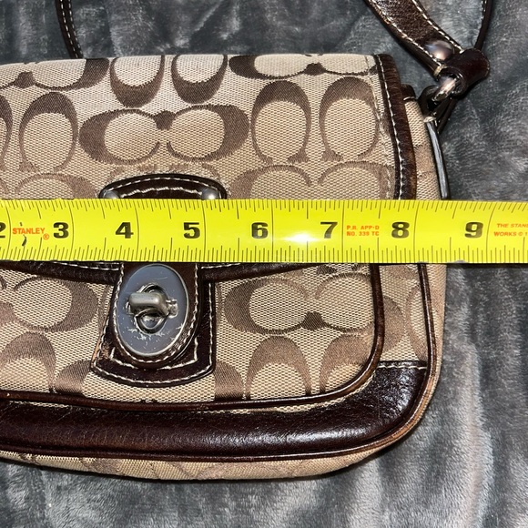 Coach Brown and Black Crossbody Bag - Picture 9 of 10